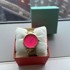Kate Spade Gramercy Watch - Gold / Pink (NWT)